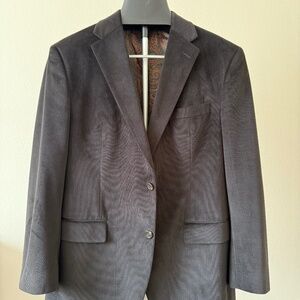 Lauren Ralph Lauren Double Button Black Corduroy Blazer Mens 40 Reg